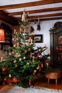 Christmas like in the old days, idyllic parlor Christmas like in the old days, idyllic parlor